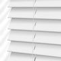 ColorizedPLA Contract Tampa Alpine White Faux Wood Blind - 50mm Slat 3359