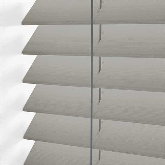 ColorizedPLA Contract Tampa Tonal Grey Faux Wood Blind - 50mm Slat 3360