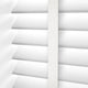 ColorizedPLA Contract Atlanta Bright White & Igloo Faux Wood Blind - 50mm Slat 3361