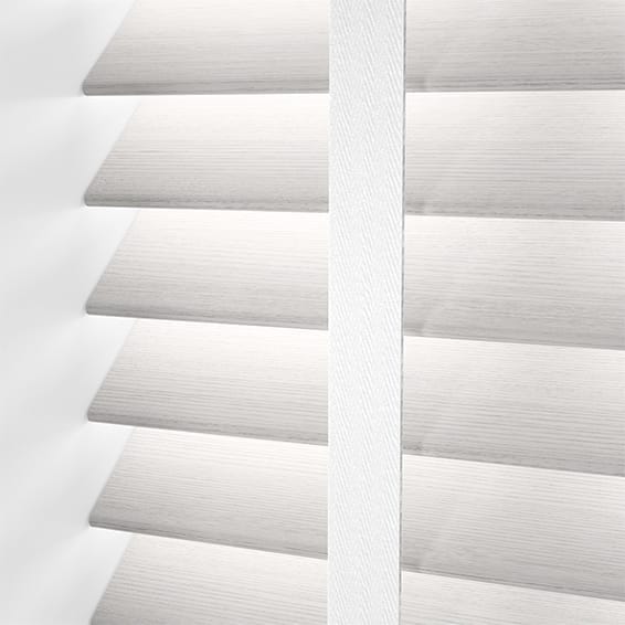 ColorizedPLA Contract Atlanta Flint Grain & Igloo Faux Wood Blind - 50mm Slat 3362