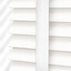ColorizedPLA Contract Atlanta Icy White & Igloo Faux Wood Blind - 50mm Slat 3363