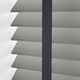 ColorizedPLA Contract Atlanta Warm Grey & Midnight Faux Wood Blind - 50mm Slat 3364