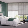 ColorizedZoom Contract Atlanta Warm Grey & Tin Faux Wood Blind - 50mm Slat 3365