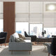 Colorized Contract Atlanta Flint Grain Faux Wood Blind - 50mm Slat 3368