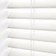 ColorizedPLA Contract Atlanta Icy White Faux Wood Blind - 50mm Slat 3369