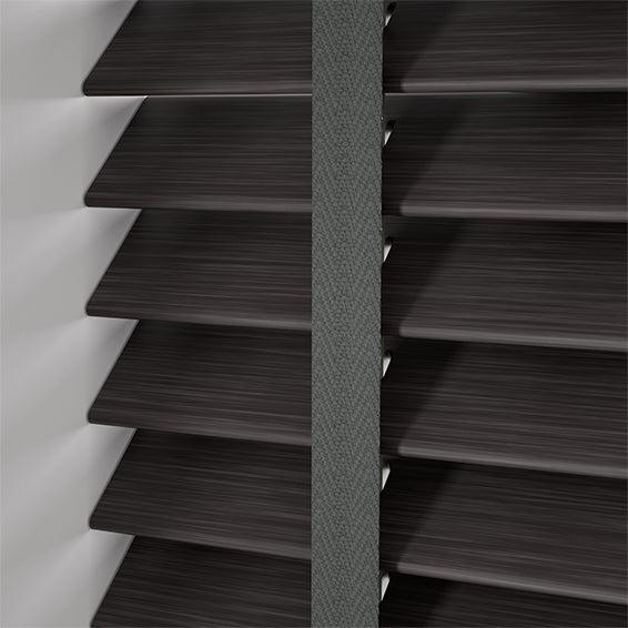 ColorizedPLA Natural Bamboo Basalt & Anthracite Wooden Blind - 50mm Slat 3371