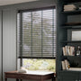 ColorizedZoom Natural Bamboo Basalt & Anthracite Wooden Blind - 50mm Slat 3371