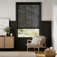 Colorized Natural Bamboo Midnight & Jet Wooden Blind - 50mm Slat 3372