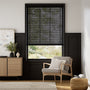 Colorized Natural Bamboo Midnight & Jet Wooden Blind - 50mm Slat 3372