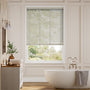 Colorized Natural Bamboo Stone & Warm Grey Wooden Blind - 50mm Slat 3374
