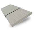 ColorizedSwatch Natural Bamboo Stone & Warm Grey Wooden Blind - 50mm Slat sample image 3374