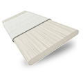 ColorizedSwatch Natural Bamboo Chalk & Chalk Wooden Blind - 50mm Slat sample image 8894