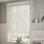 ColorizedZoom Natural Bamboo Chalk & Chalk Wooden Blind - 50mm Slat 8894