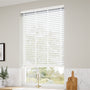 ColorizedZoom Natural Bamboo Snow & Tundra Wooden Blind - 50mm Slat 3375