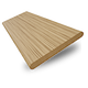 ColorizedSwatch Natural Bamboo Jute Wooden Blind - 50mm Slat sample image 3378