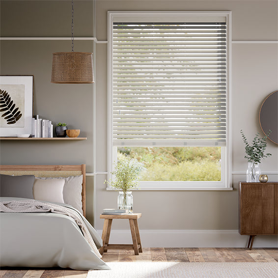 Colorized Natural Bamboo Stone Wooden Blind - 50mm Slat