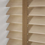ColorizedPLA Natural Bamboo Driftwood & Praline Wooden Blind - 50mm Slat 3386