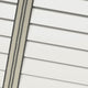 ColorizedPLA Vintage White & Woven Domino Wooden Blind - 50mm Slat 3396