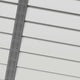ColorizedPLA Pristine White & Chevron Charcoal Faux Wood Blind - 50mm Slat 3404