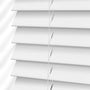 ColorizedPLA Dove White Faux Wood Blind - 50mm Slat 3406