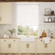 Colorized Dove White Faux Wood Blind - 50mm Slat 3406