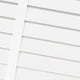 ColorizedPLA Dove White & Snow Faux Wood Blind - 50mm Slat 3407