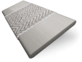 ColorizedSwatch Natural Bamboo Stone & Chevron Stucco - 50mm Slat sample image 3408