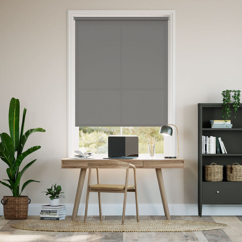 Colorized Valencia Grey Wash  Roller Blind