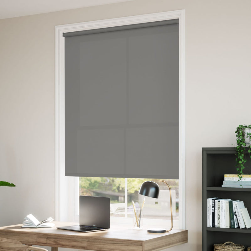 ColorizedZoom Valencia Grey Wash  Roller Blind