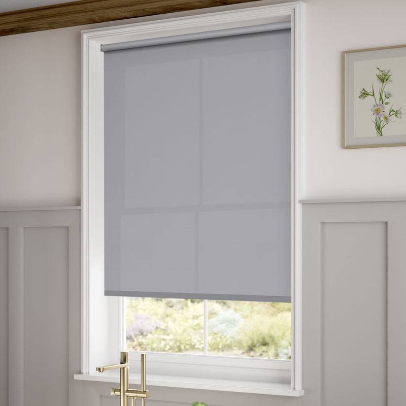 ColorizedZoom Valencia Seaside Grey Roller Blind