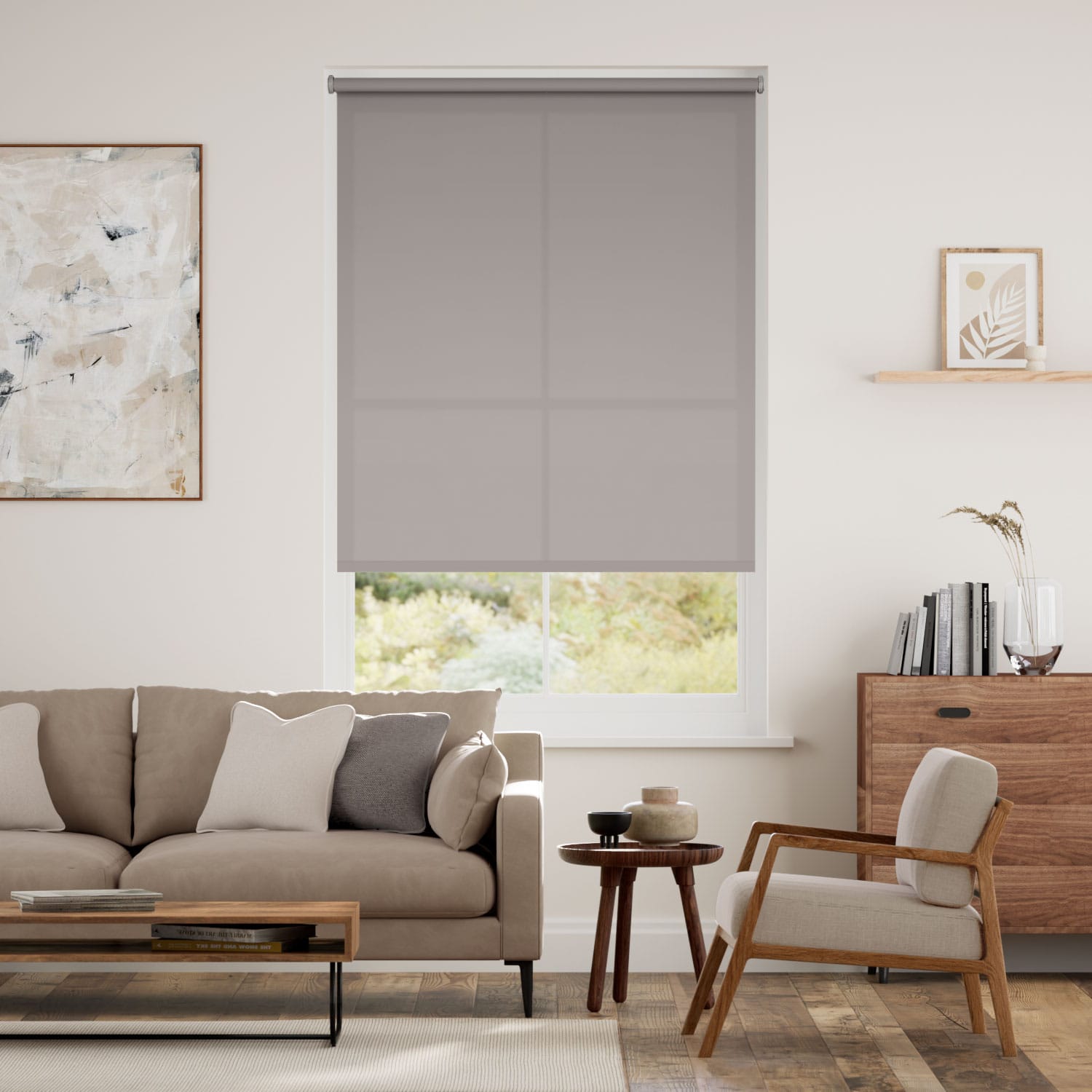 Colorized Valencia Pepper Rock Roller Blind 3458
