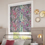 ColorizedZoom Paradise Botanical Raspberry  Roller Blind 9442