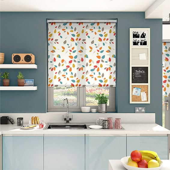 Colorized Seasons Summer Roller Blind