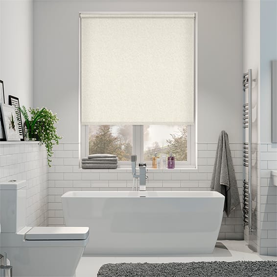 Colorized Alicante Blackout Marble Cream Roller Blind 3472