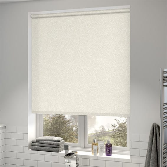 ColorizedZoom Alicante Blackout Marble Cream Roller Blind 3472
