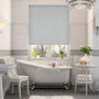 Colorized Alicante Blackout Marble Silver Roller Blind 3473
