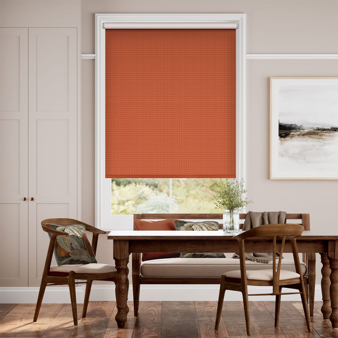 Colorized Choices Berber Pumpkin Roller Blind 3476