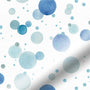 ColorizedPLA Splash Blackout Bubbles Blue Roller Blind 3492