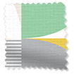 ColorizedSwatch Ottil Mojito Roller Blind sample image 3510