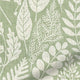 ColorizedPLA Choices Scandi Ferns Vintage Linen Sage Roller Blind 3513