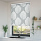 ColorizedZoom Aspen Leaf Pewter Roller Blind 3521