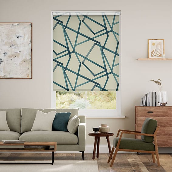 Colorized Sumi Indigo Roller Blind 3549