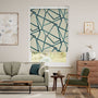 Colorized Sumi Indigo Roller Blind 3549