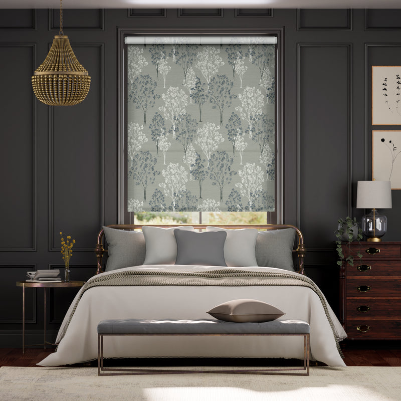 Colorized Slender Forest Moonlight Roller Blind 3552