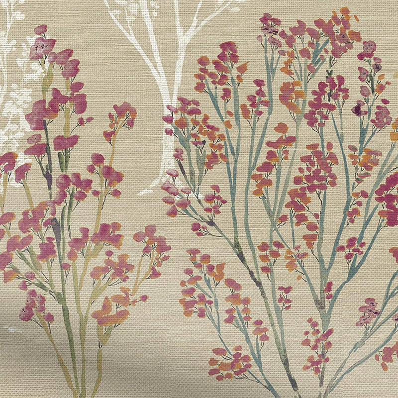 ColorizedFabricZoom Slender Forest Bouquet Roller Blind 9447