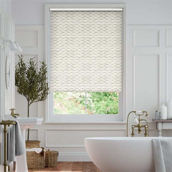 Colorized Splash Blackout Samaki Neutral Roller Blind 3555