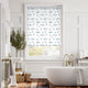 Colorized Splash Blackout Beach Hut Blue Roller Blind 3560