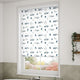 ColorizedZoom Splash Blackout Beach Hut Navy Roller Blind 3561
