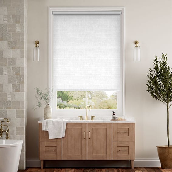 Colorized Concordia Blackout Bright White Roller Blind 3600