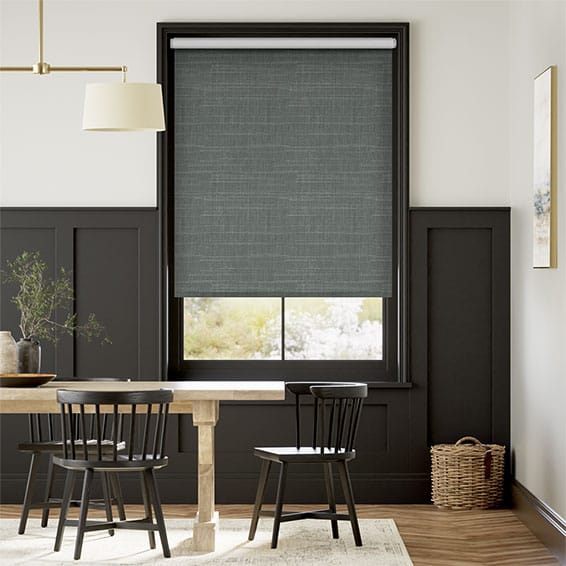 Colorized Concordia Blackout Slate Roller Blind 3605